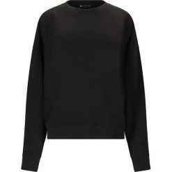 Bluza damska Athlecia Crecy. Czarne bluzy damskie Athlecia, bez wzorów, bez kaptura. Za 161.50 zł.