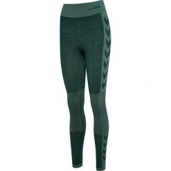 Damskie legginsy bezszwowe z wysokim stanem Hummel Clea. Zielone legginsy damskie Hummel, bez wzorów, z dzianiny. Za 189.00 zł.