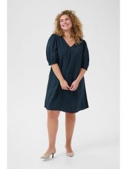 KAFFE curve Sukienka w kolorze morskim rozmiar: 44. Niebieskie sukienki damskie KAFFE curve, bez wzorów, bez ramiączek. Za 86.99 zł.