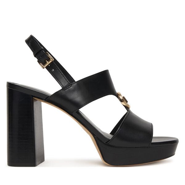 Sandały MICHAEL Michael Kors. Czarne kozaki damskie MICHAEL Michael Kors, bez obcasa, na słupku, bez zapięcia. Za 739.99 zł.