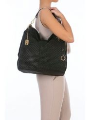 Anna Morellini Skórzany shopper bag "Caroline" w kolorze czarnym - 42 x 38 x 17 cm rozmiar: onesize. Czarne shopper bag Anna Morellini, bez wzorów, z materiału, na ramię, bez dodatków. Za 309.95 zł.