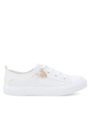 DeeZee Sneakersy CSS20377-28 Biały. Białe buty sportowe dziewczęce DeeZee, bez wzorów, z syntetyku, bez zapięcia. Za 99.99 zł.