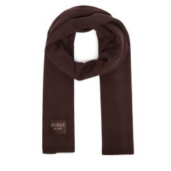 Szalik Guess. Brązowe szaliki damskie Guess, z aplikacjami. Za 234.99 zł.