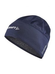 Craft Czapka "Adv Windblock" w kolorze granatowym rozmiar: S/M. Niebieskie czapki damskie Craft, bez wzorów, z materiału. Za 56.95 zł.
