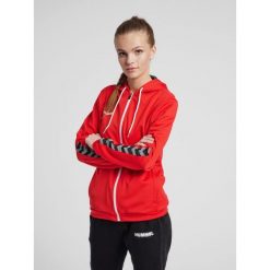 Bluza do piłki nożnej damska Hummel zip hml AUTHENTIC Poly. Szare bluzy damskie Hummel, s, bez wzorów, z dzianiny, z kapturem. Za 173.10 zł.
