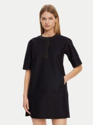 Max Mara Sukienka jeansowa 2516621017650 Granatowy Regular Fit. Niebieskie sukienki damskie Max Mara, bez wzorów, z bawełny, bez ramiączek. Za 949.99 zł.