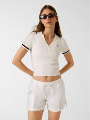 Guess Jeans Sweter 181553 Beżowy Classic Fit. Brązowe swetry klasyczne damskie Guess Jeans, xl, z jeansu, bez kołnierzyka. Za 379.99 zł.