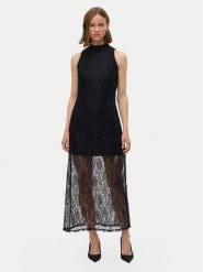 Vero Moda Sukienka wieczorowa Manja 10335406 Czarny Regular Fit. Czarne sukienki damskie Vero Moda, bez wzorów, z syntetyku, wizytowe, bez ramiączek. Za 269.99 zł.