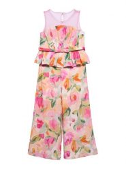 Abel & Lula Kombinezon 5205 Kolorowy Regular Fit. Sukienki dziewczęce Abel & Lula, bez wzorów, z wiskozy, bez ramiączek. Za 449.99 zł.