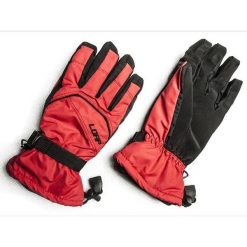 Rękawiczki zimowe Loap Vista czerwone 2xl. Czarne rękawiczki damskie Winter-grip, bez wzorów. Za 170.99 zł.