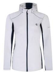 Dare 2b Kurtka sportowa "Convey II" w kolorze biało-granatowym rozmiar: 40. Białe kurtki sportowe damskie Dare 2b, bez wzorów, z materiału, bez kaptura. Za 157.45 zł.