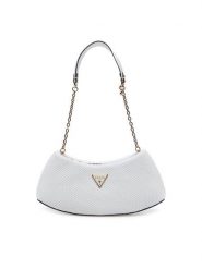 Guess Torebka HWWG96 38170 Biały. Białe listonoszki damskie Guess, z aplikacjami, ze skóry, bez dodatków. Za 379.99 zł.
