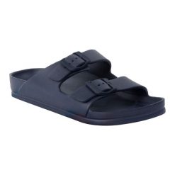 Klapki Damskie Lady Brooklyn. Niebieskie klapki damskie Regatta, bez wzorów, z materiału, bez obcasa, bez zapięcia. Za 117.99 zł.