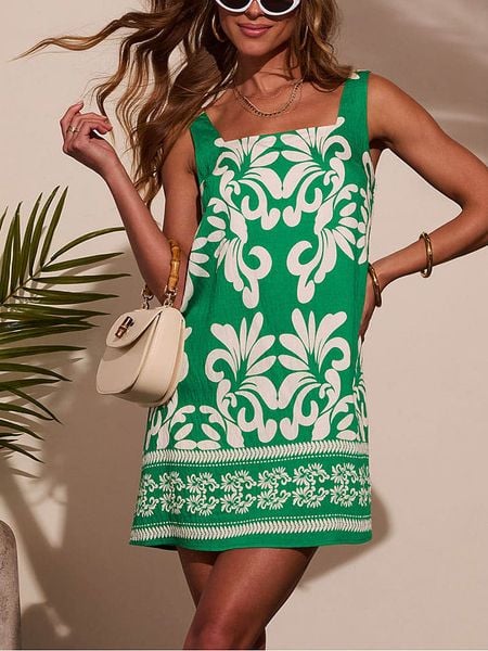 LA Angels Sukienka w kolorze zielono-białym rozmiar: M. Zielone sukienki damskie LA Angels, bez wzorów, bez ramiączek. Za 162.87 zł.