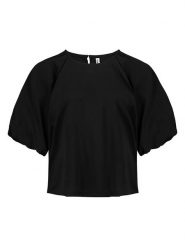 Sublevel Bluzka w kolorze czarnym rozmiar: S. Czarne bluzki damskie Sublevel, s, bez wzorów, bez kołnierzyka, bez ramiączek. Za 82.99 zł.