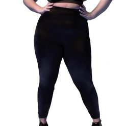 Legginsy sportowe Tights Massage Effekt - Plus Size. Czarne legginsy damskie ANITA ACTIVE, plus size, bez wzorów, z materiału. Za 572.00 zł.