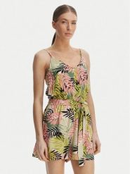 ONLY Kombinezon Nova 15305705 Zielony Regular Fit. Zielone sukienki damskie Only, bez wzorów, z wiskozy, bez ramiączek. Za 129.99 zł.