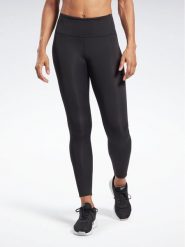 Reebok Legginsy Lux Perform High-Rise Leggings HS7777 Czarny. Czarne legginsy damskie Reebok, xl, bez wzorów, z syntetyku, na fitness i siłownię. Za 199.99 zł.