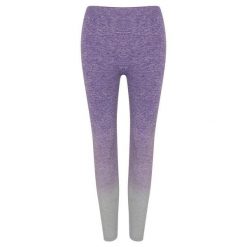 Legginsy Bezszwowe Damskie Fade. Fioletowe legginsy damskie TOMBO, bez wzorów. Za 114.99 zł.