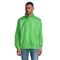 Kurtka Wiatrówka Unisex Dla Dorosłych. Szare kurtki damskie SOL'S, l, bez wzorów, bez kaptura. Za 72.99 zł.