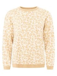 Zwillingsherz Sweter w kolorze beżowo-białym rozmiar: L/XL. Białe swetry klasyczne damskie Zwillingsherz, l, z bawełny, bez kołnierzyka. Za 113.99 zł.