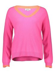 Zwillingsherz Sweter w kolorze różowo-pomarańczowym rozmiar: XL. Pomarańczowe swetry klasyczne damskie Zwillingsherz, xl, z kaszmiru, bez kołnierzyka. Za 312.58 zł.