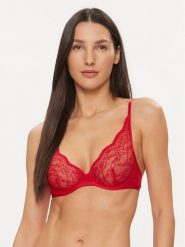 Hunkemöller Biustonosz braletka Isabelle Up 184808 Czerwony. Czerwone biustonosze Hunkemöller, bez wzorów, z syntetyku. Za 159.99 zł.