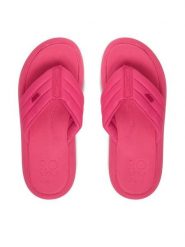 Roxy Japonki CEOWB-3CK003 Różowy. Czerwone klapki damskie Roxy, bez wzorów, ze skóry, bez obcasa, bez zapięcia. Za 129.99 zł.