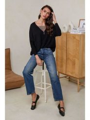 Soft Cashmere Sweter w kolorze czarnym rozmiar: 34/36. Czarne swetry klasyczne damskie Soft Cashmere, z kaszmiru, bez kołnierzyka. Za 104.99 zł.