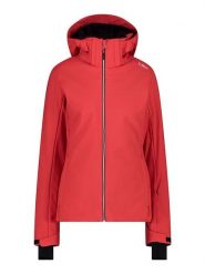 CMP Kurtka narciarska w kolorze czerwonym rozmiar: 46. Czerwone kurtki sportowe damskie CMP, bez wzorów, bez kaptura. Za 460.12 zł.