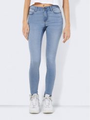 Noisy May Jeansy Billie 27024953 Niebieski Skinny Fit. Niebieskie jeansy damskie Noisy may, bez wzorów, z bawełny. Za 109.99 zł.