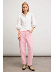 Blue Fire Dżinsy "Zoe" - Barrell fit - w kolorze jasnoróżowym rozmiar: W31/L29. Różowe jeansy damskie Blue Fire, z podwyższonym stanem. Za 199.95 zł.