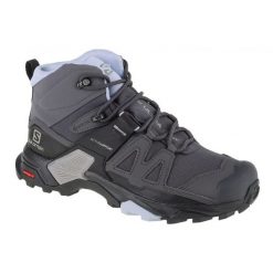 Buty Salomon X Ultra 4 Mid Gtx 416250 szare. Szare obuwie trekkingowe damskie z materiału, bez zapięcia. Za 1,007.23 zł.