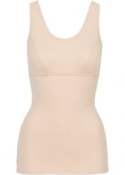 Top wyszczuplający shape, silny stopień modelowania sylwetki. Czarne bielizna korygująca bonprix, bez wzorów, z koronki. Za 97.99 zł.