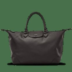 Torba podróżna WINGS WILLOW elegancka pojemna BLACK. Czarne torby podróżne Wings, bez wzorów, z materiału. Za 189.90 zł.