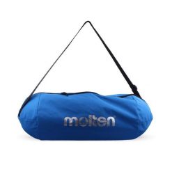 Torba na piłki Molten EK0043-B. Niebieskie torby sportowe MOLTEN, bez wzorów, z materiału. Za 124.73 zł.