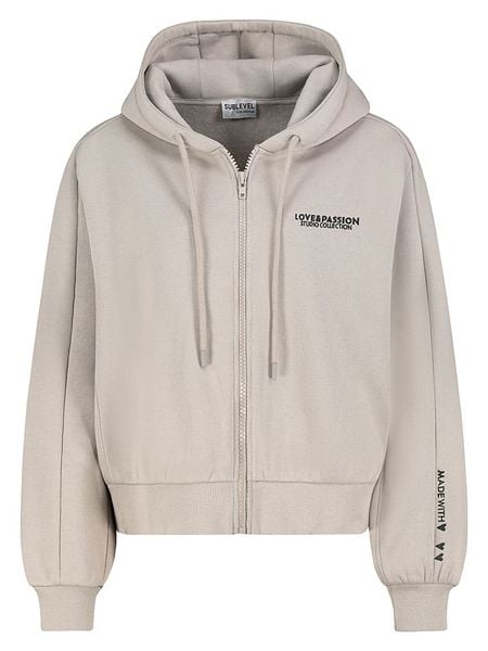 Sublevel Bluza w kolorze beżowym rozmiar: L. Brązowe bluzy damskie Sublevel, l, bez wzorów, bez kaptura. Za 144.58 zł.
