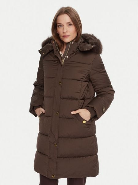 Marciano Guess Kurtka zimowa 5BGL18 7378A Brązowy Regular Fit. Brązowe kurtki damskie Marciano Guess, na zimę, z aplikacjami, z syntetyku, bez kaptura. Za 1,399.00 zł.