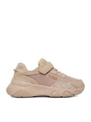 Guess Sneakersy CEO-CP40GG08W2026 Beżowy. Brązowe buty sportowe dziewczęce Guess, z materiału, bez zapięcia. Za 229.99 zł.