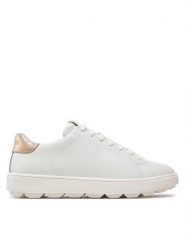 Geox Sneakersy D Spherica Ecub-1 D45WEA 09BNF C1327 Biały. Białe obuwie sportowe damskie Geox, ze skóry, bez zapięcia. W wyprzedaży za 309.99 zł.