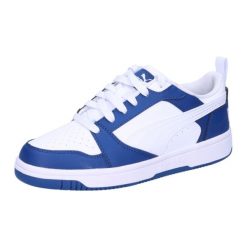 Puma Buty Rebound V6 Lo Jr 39383321. Niebieskie obuwie sportowe damskie Puma, bez zapięcia, do biegania. Za 201.99 zł.