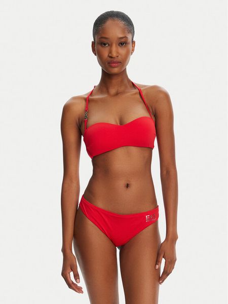 EA7 Emporio Armani Bikini 7W000290 AF12211 A5064 Czerwony. Czerwone bikini EA7 Emporio Armani, bez wzorów, z syntetyku. Za 439.99 zł.