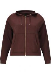 Damska bluza z kapturem zapinana na zamek Q Sportswear Tiamo. Brązowe bluzy damskie ENDURANCE Q, l, bez wzorów, z poliesteru, z kapturem. Za 336.55 zł.