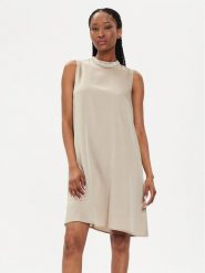 Bruuns Bazaar Sukienka koktajlowa Narin BBW3911 Beżowy Relaxed Fit. Brązowe sukienki damskie Bruuns Bazaar, bez wzorów, z syntetyku, wizytowe, bez ramiączek. Za 309.99 zł.