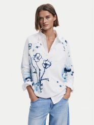 Desigual Sweter 25SWJF33 Écru Regular Fit. Swetry klasyczne damskie Desigual, m, z wiskozy, bez kołnierzyka. Za 229.99 zł.