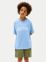 Tommy Hilfiger T-Shirt KB0KB09726 Niebieski Regular Fit. Niebieskie t-shirty i koszulki chłopięce Tommy Hilfiger, bez wzorów, z bawełny, bez kołnierzyka, bez ramiączek. Za 129.99 zł.