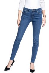 SPODNIE DAMSKIE WRANGLER SKINNY SUNDAY BLUES W28LJHTL8 112128394. Rurki damskie Wrangler, bez wzorów, z jeansu. Za 199.99 zł.