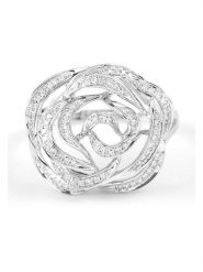 ATELIER DU DIAMANT Złoty pierścionek "Trisha" z diamentami rozmiar: 54. Szare pierścionki damskie ATELIER DU DIAMANT, z diamentem, złote. Za 2,675.99 zł.