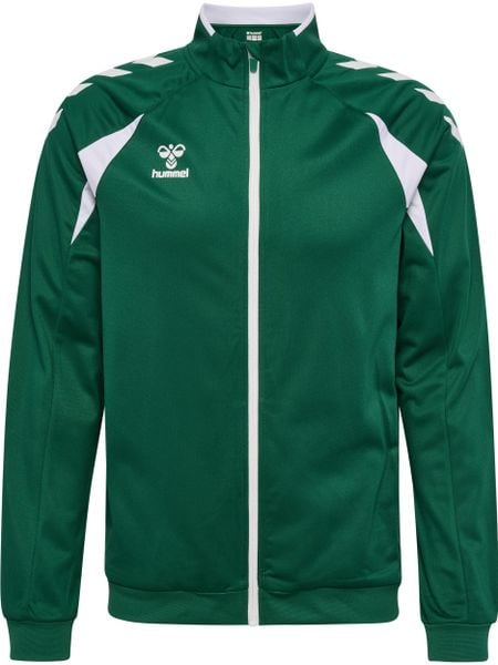 Kurtka z dresu Hummel Core 2.0. Białe kurtki damskie Hummel, s, bez wzorów, z dresówki, bez kaptura. Za 262.50 zł.