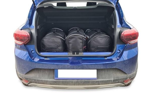 Torby Do Bagażnika Dacia Sandero 2021+ 3Szt Kjust. Czarne torby podróżne KJUST, bez wzorów, z kauczuku. Za 944.00 zł.